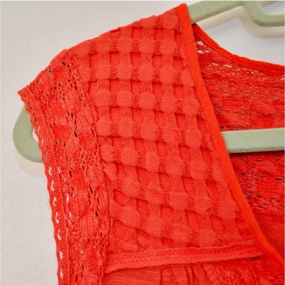 Anthropologie Meadow Rue Sleeveless Top in Red - Picture 4 of 7